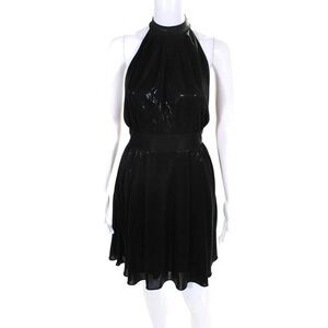 JAYGODFREY | Dresses | Jay Godfrey Womens Sleeveless Halter Neck Mini Dress  Black Size 2 | Poshmark